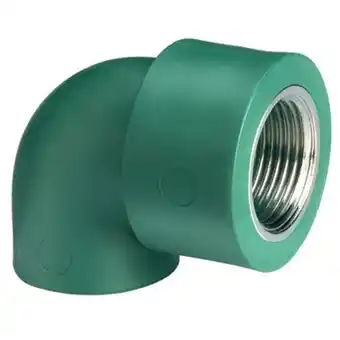 Codo 90 grados 25 x 1/2 pulgada inserto h fusión