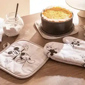 Arredo Set de manopla y agarradera cuadros mickey oferta