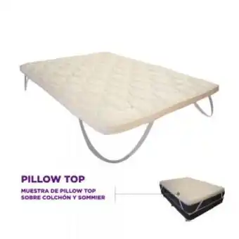 Sommier Center Pillow top desmontable zlow king (180x200) oferta