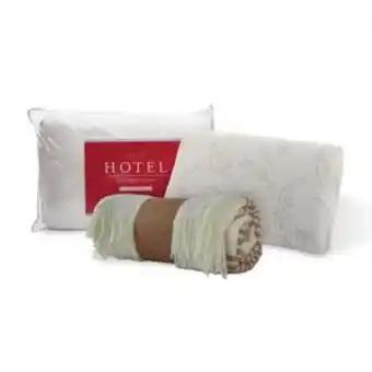 Sommier Center Combo 2 almohadas (60x40) zlow elite hotel visco standard + manta tejida camel (150x210) oferta