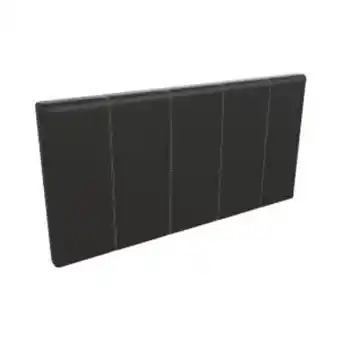 Sommier Center Respaldo 2 plazas y media squad alfeo negro oferta