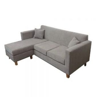 Sillón esquinero squad minerva ch gris claro