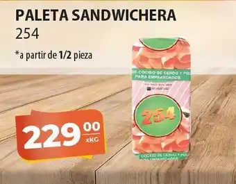 El Milagro Mayorista Paleta Sandwichera 254 a partir de 1/2 pieza oferta