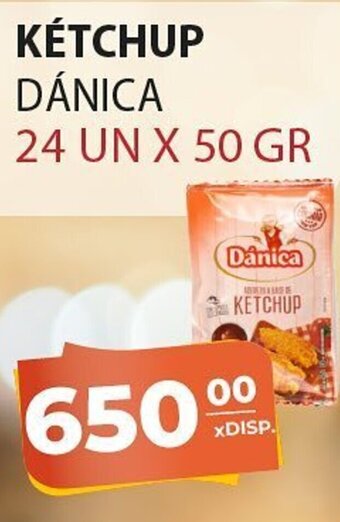 El Milagro Mayorista Kétchup Dánica 24 UN x 50 Gr oferta