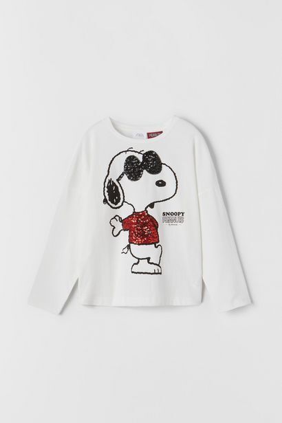 blusa snoopy zara