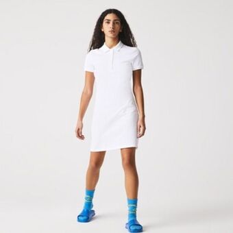 Lacoste Vestido polo de mujer en piqué de algodón stretch oferta
