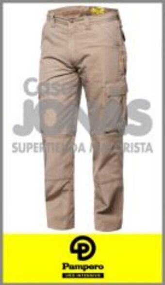 Pantalon cargo tela ripstop pampero original uso intensivo talles 38/54  oferta en Joma