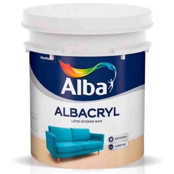 Pinturerías Rex Latex interior albacryl mate blanco 20 lts alba oferta