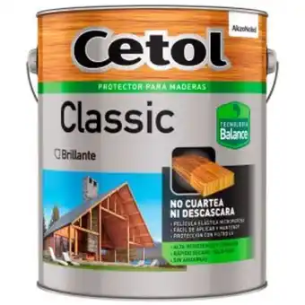 Pinturerías Rex Impregnante maderas cetol classic balance brillante al agua 4 lts roble oferta