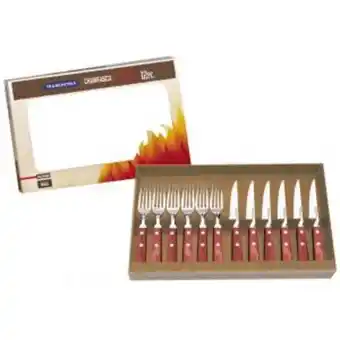 Pinturerías Rex Set 12 cubiertos linea polywood tramontina oferta