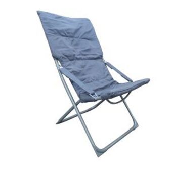 Pinturerías Rex Silla reposera plegable relax metal gris oferta