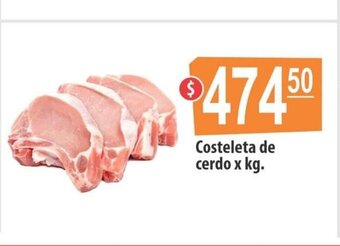 Autoservicio Capo Costeleta de cerdo x kg oferta