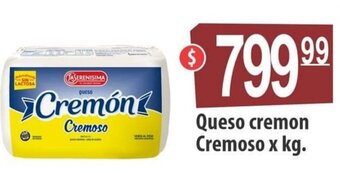 Autoservicio Capo Queso cremon Cremoso x kg oferta