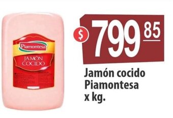 Autoservicio Capo Jamón cocido Piamontesa x kg oferta