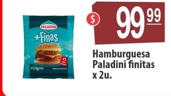 Autoservicio Capo Hamburguesa Paladini finitas x 2u oferta