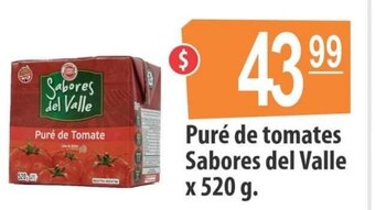 Autoservicio Capo Puré de tomates Sabores del Valle x 520g oferta