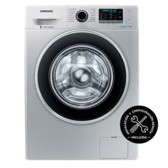 Frávega Lavarropas carga frontal inverter samsung 9 kg 1400 rpm ww90j5410gs plateado oferta