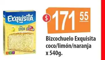 Autoservicio Capo Bizcochuelo Exquisita coco/limón/naranja x 540g. oferta