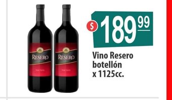 Autoservicio Capo Vino Resero botellón x 1125 cc oferta