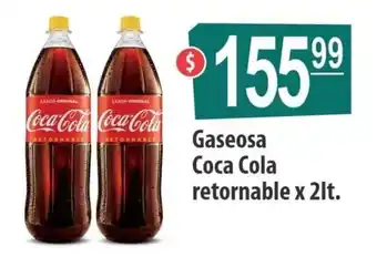 Autoservicio Capo Coca Cola Gaseosa retornable x 2lt oferta