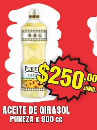 Aceite De Girasol Pureza x 900cc
