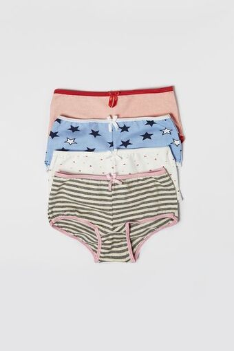 Promesse Pack x 4 culotte algodón y lycra mini oferta