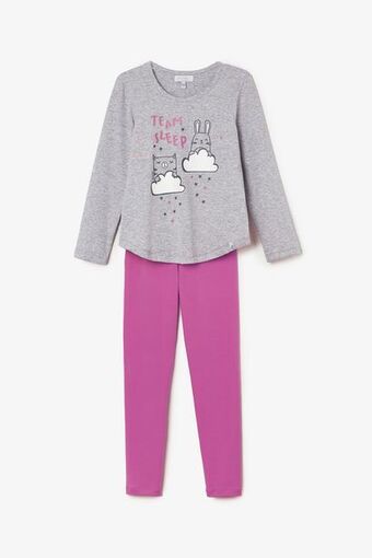 Promesse Pijama remera manga larga y calza - team sleep oferta