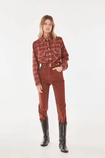 Vesna Camisa bolton rojo oferta
