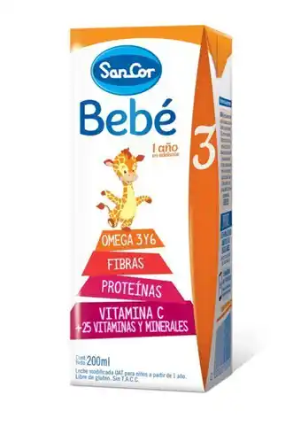 Farmacia Del Puente Leche infantil líquida sancor bebé etapa 3 x 200 ml oferta
