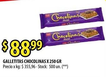 Punto Mayorista Galletitas chocolinas x 250 gr oferta