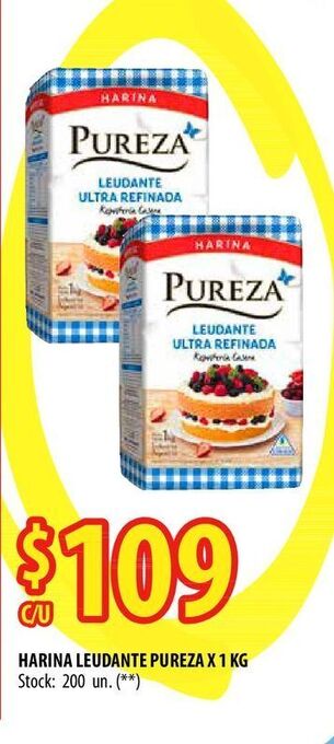 Punto Mayorista Harina leudante pureza x 1 kg oferta