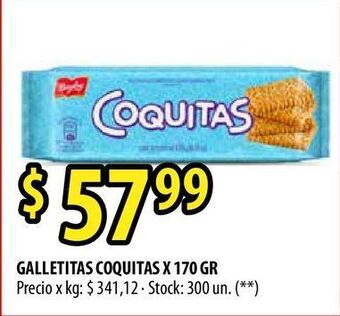 Punto Mayorista Galletitas coquitas x 170 gr oferta