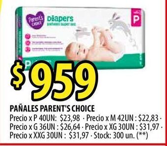 Punto Mayorista Pañales parent's choice oferta
