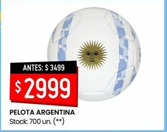Changomas Pelota argentina oferta