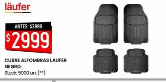 Changomas Cubre alfombras laufer negro oferta