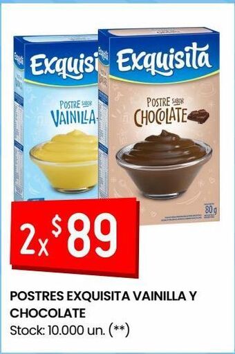 Walmart Postres exquisita vainilla y chocolate oferta