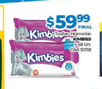 Diarco Kimbies Toallas Húmedas x 48 un. oferta