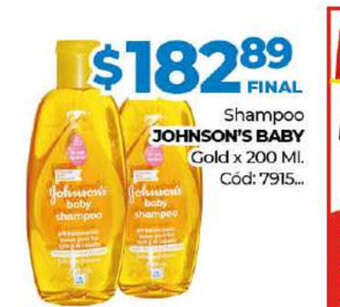 Diarco Johnson's Baby Shampoo Gold x 200ml oferta
