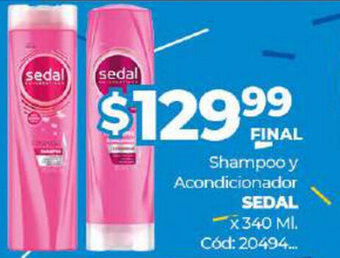 Diarco Sedal Shampoo y Acondicionador x 340ml oferta
