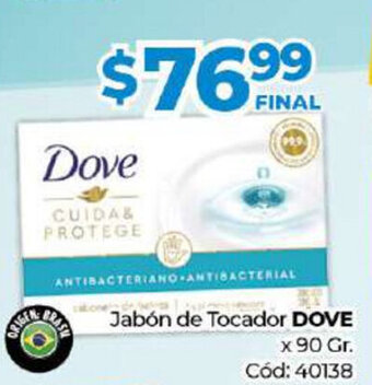 Diarco Dove Jabón de Tocador x 90gr oferta