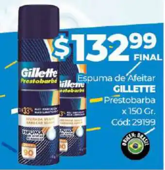 Diarco Gillette Espuma de afeitar 150gr oferta