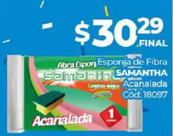 Diarco Samantha Esponja de Fibra Acanalada oferta