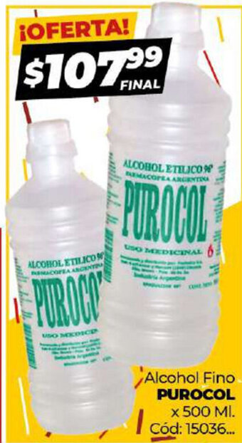 Diarco Purocol Alcohol Fino x 500ml oferta