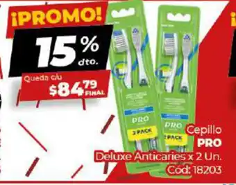 Diarco Pro Cepillo Deluxe Anticaries x 2 Un oferta