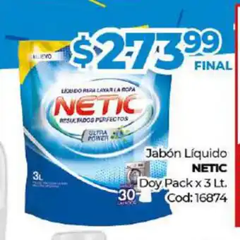 Diarco Netic Jabón Líquido Doy Pack 3Lt oferta