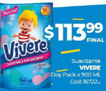 Diarco Vivere Suavizante Doy Pack x 900ml oferta
