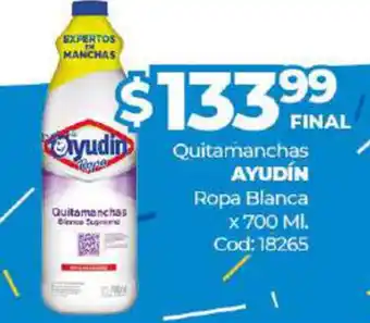 Diarco Ayúdin Quitamanchas Ropa Blanca x 700ml oferta