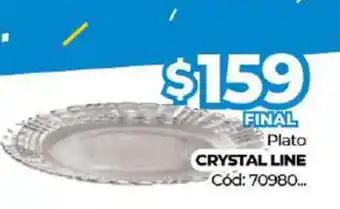Diarco Crystal Line Plato oferta