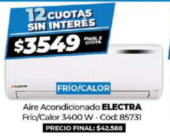 Diarco Electra Aire Acondicionado Frio/Calor 3400W oferta