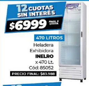 Diarco Inelro Heladera Exhibidora x 470Lt oferta